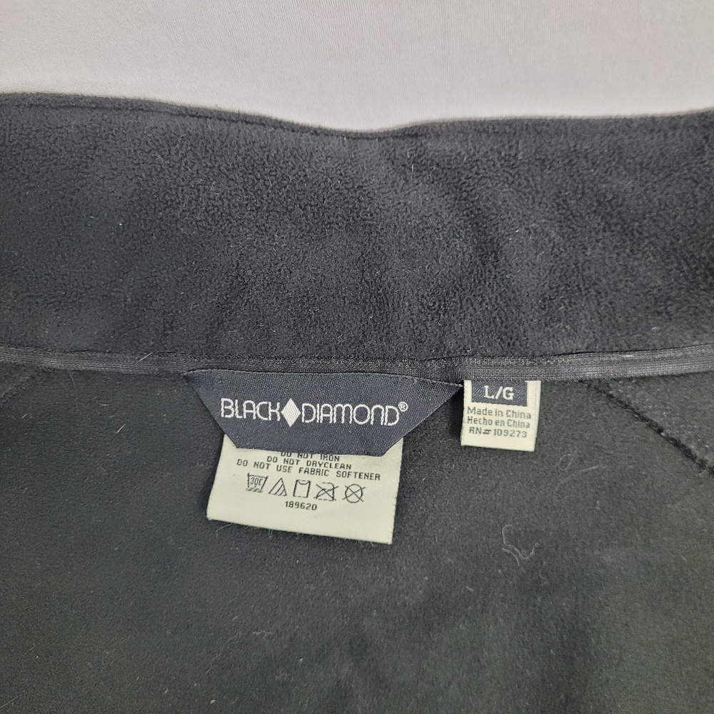 Black diamond Black soft shell coat size large and men's - Picture 2 of 15
